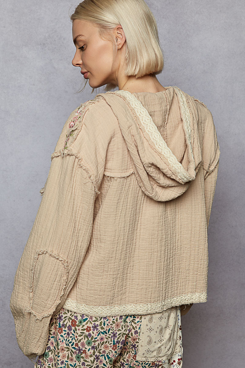 Live in Lace Jacket Top