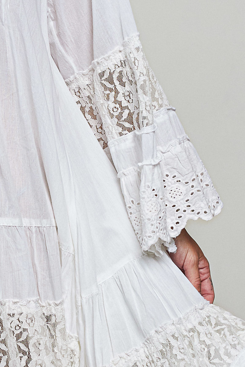 Whispering Lace Meadow Tunic Dress
