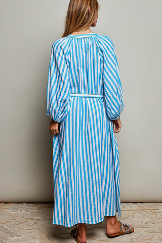 Seabreeze Palm Maxi Dress