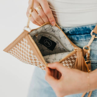 Check Me Out Woven Crossbody