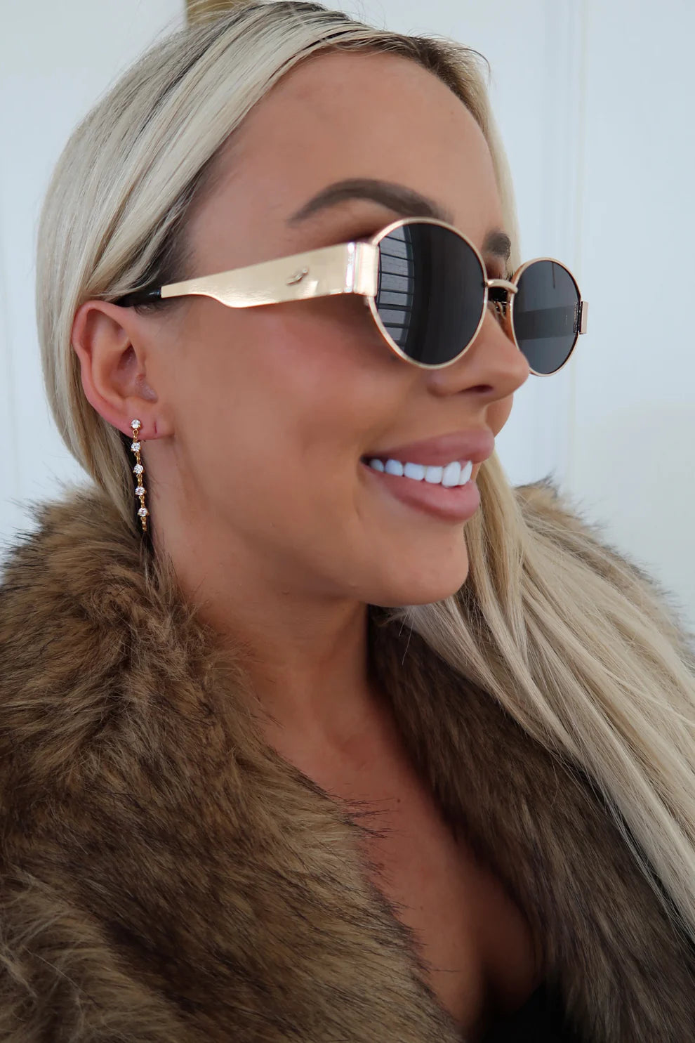 Golden Glow Drop Earrings