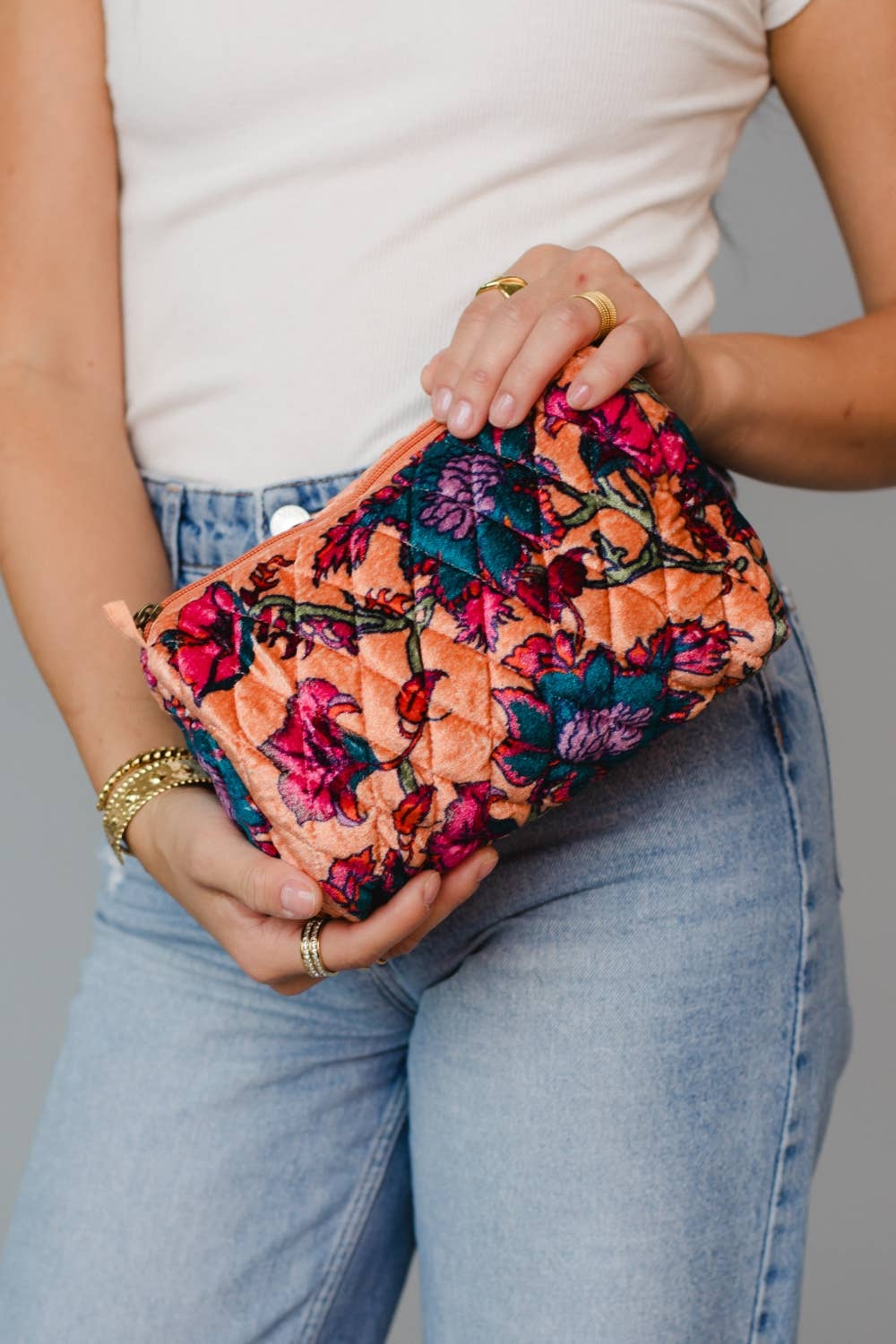 The Velvet Bloom Pouch