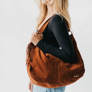 Free Spirit Suede Hobo Bag