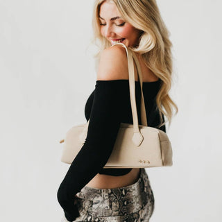 Uptown Muse Shoulder Bag | Oat, Black & Camel Women's Purse/Sinton, TX