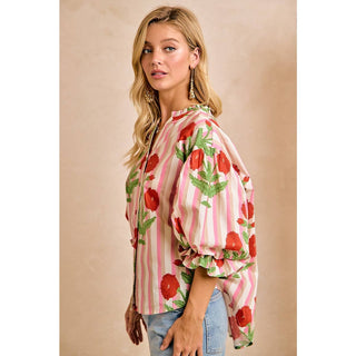 Candy Bloom Garden Blouse