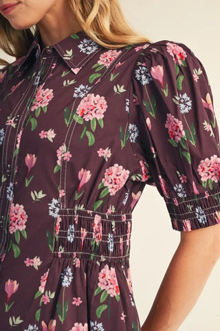 Midnight Bloom Romance Dress
