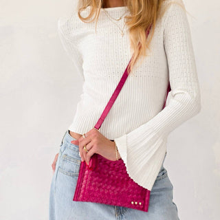 Check Me Out Woven Crossbody