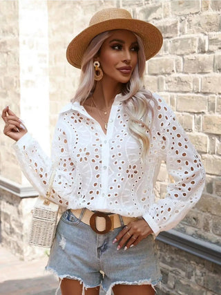 The Sunny Eyelet Bliss Blouse