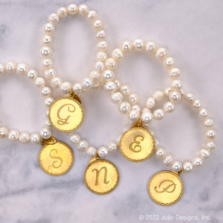 Pretty Little Pearls Initial Bracelet