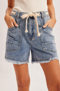 Dockside Drift Denim Shorts
