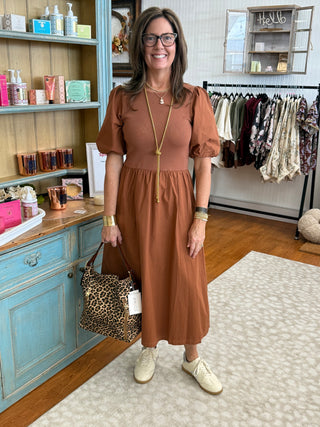 Twofer Midi Dress