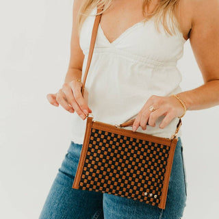 Check Me Out Woven Crossbody Purse | 6 Colors | Boutique Bag/Sinton, TX