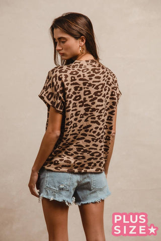 Roam Free Leopard Luxe Top