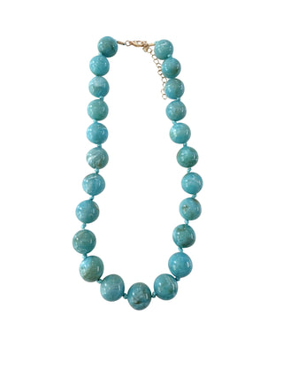 Sea Breeze Serenity Beaded Necklace | Turquoise Statement Jewelry/Sinton, TX