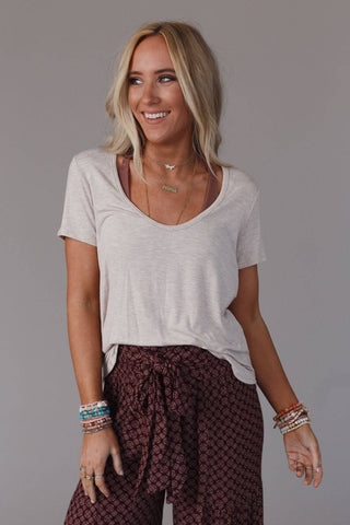 Barely Blushing Essential Tee