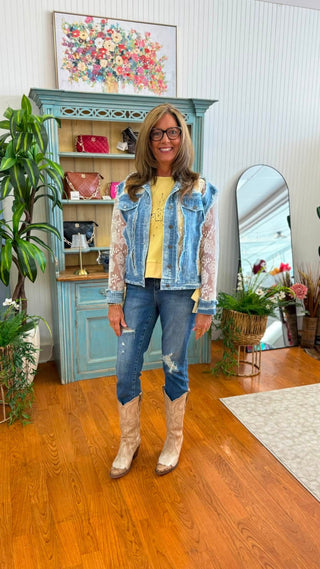 Lace & Legacy Denim Jacket