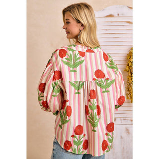 Candy Bloom Garden Blouse