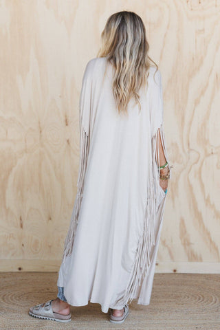 Moonlit Prairie Fringe Duster