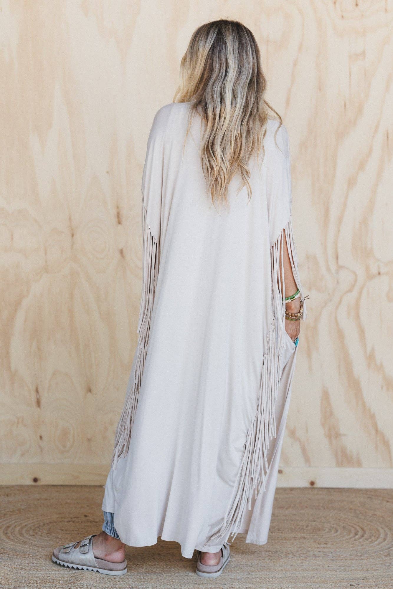 Moonlit Prairie Fringe Duster