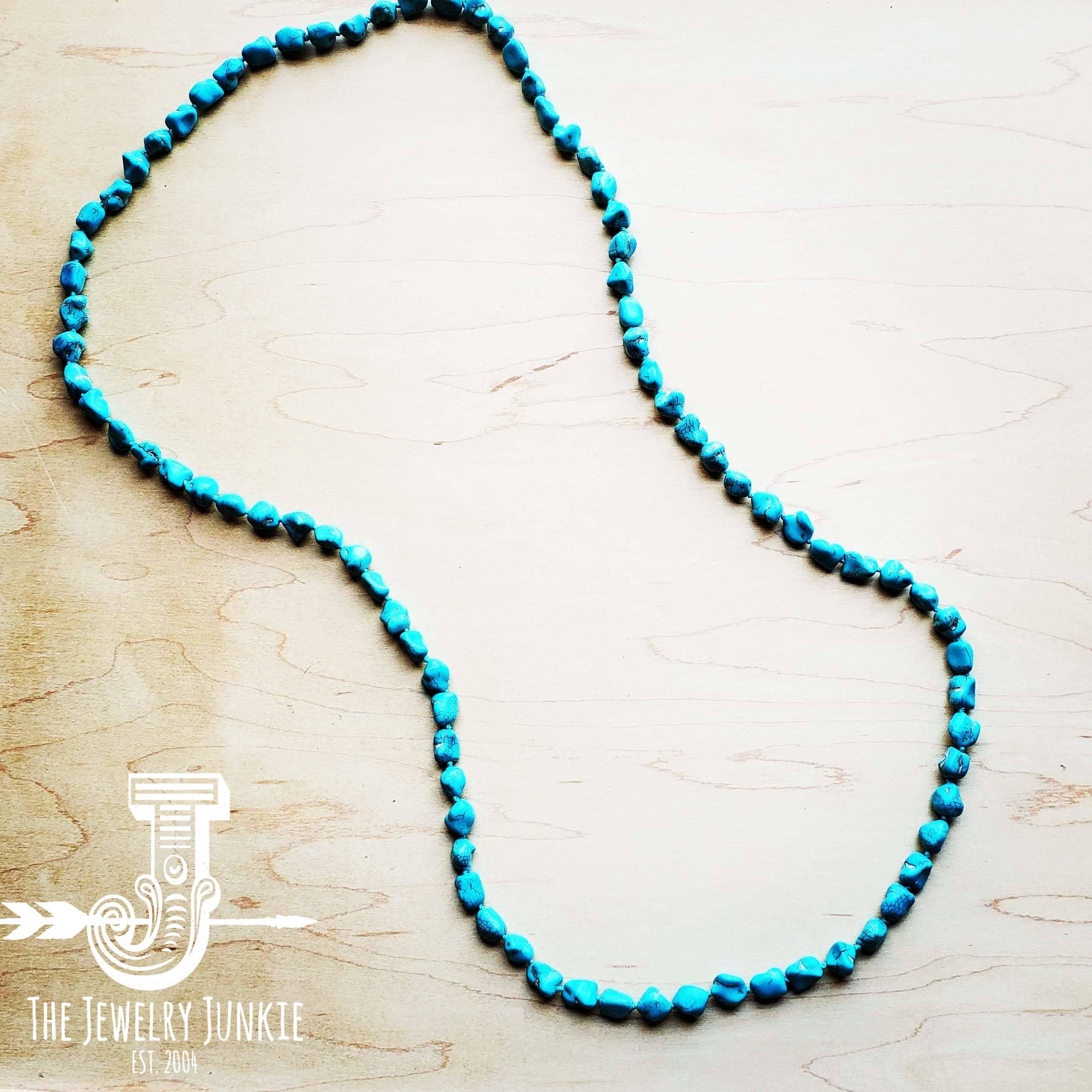 Desert Sky Drift Necklace | Turquoise Western Beaded Necklace/Sinton, TX