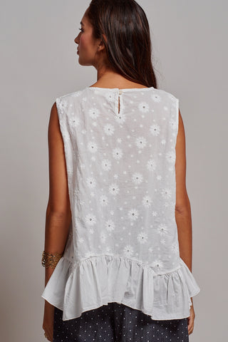 Sweet Grace Eyelet Top