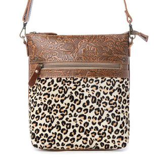 Saddle & Spots Leopard Crossbody Purse | Western Boutique Bag/Sinton, TX