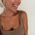 CZ 5 Drop Necklace