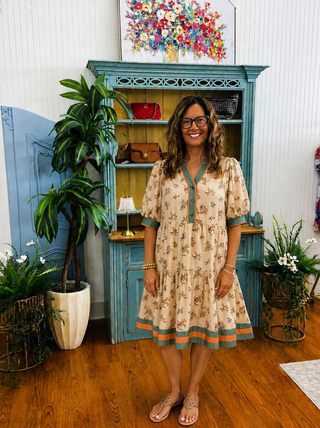 Meadow & Marigold Floral Dress | Women's Boutique Dress/Sinton, TX