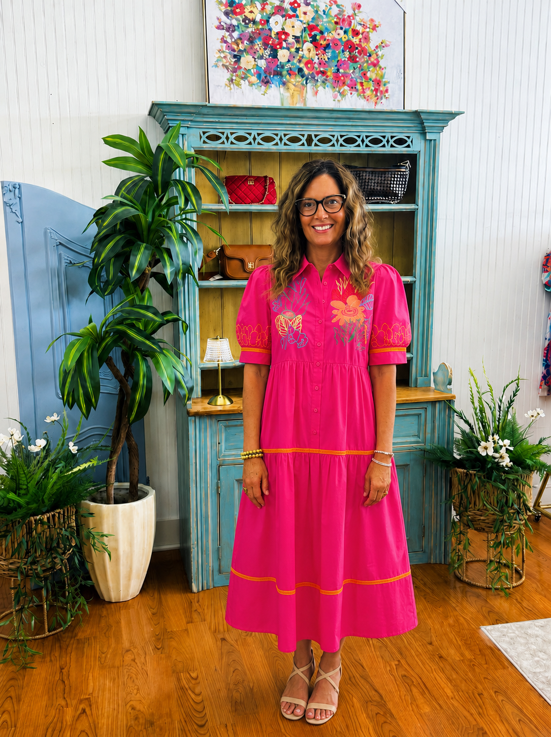 Pink Petals & Sunshine Dress
