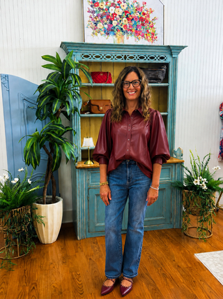 Merlot Moonlight Blouse
