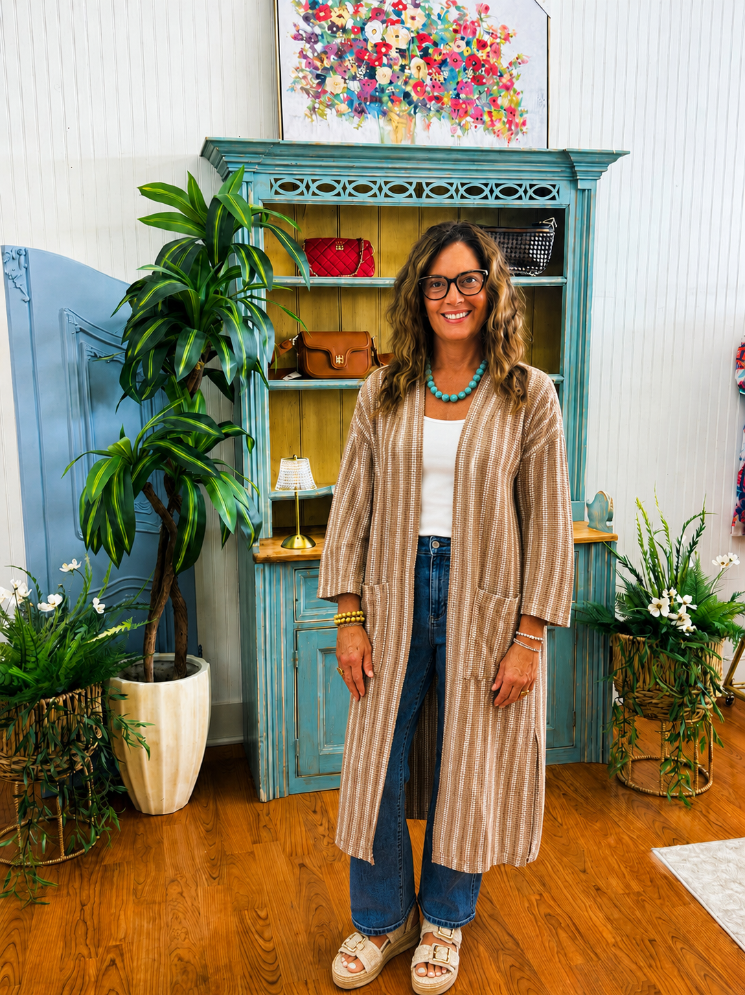 Canyon Breeze Stripe Cardigan