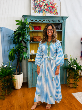 Seabreeze Palm Maxi Dress