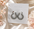 Midnight Glimmer Hoops