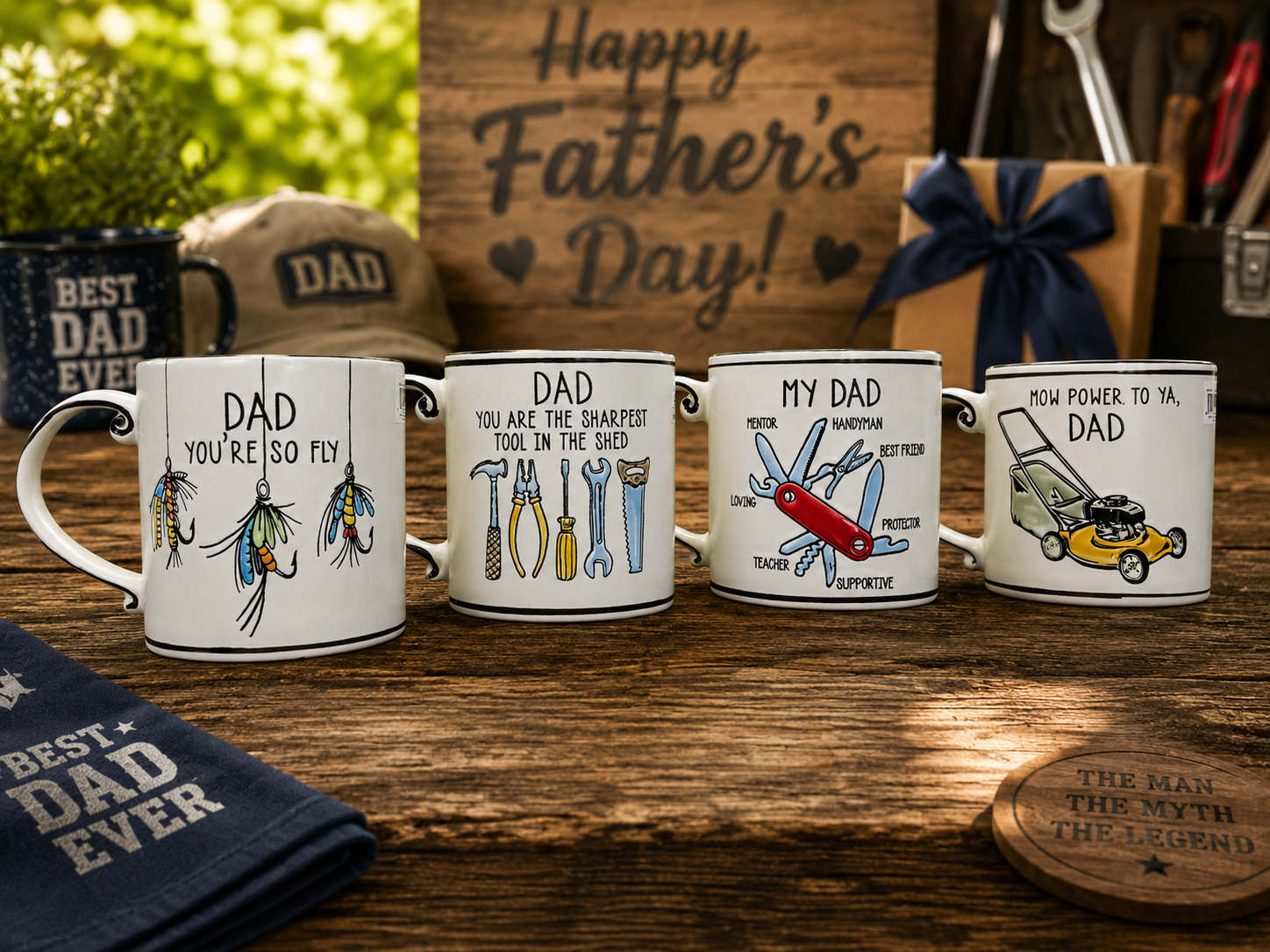 21 oz Dad mugs