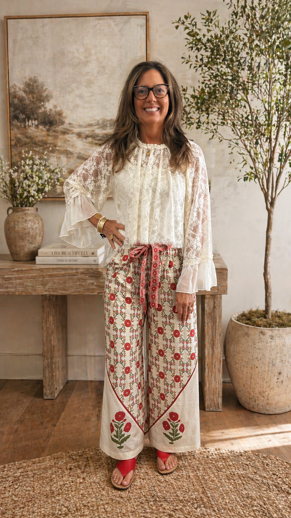 The Poppy Patch Wrap Pants