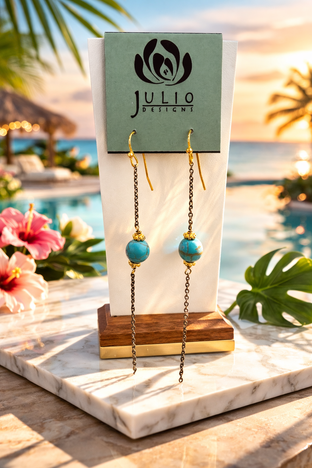 Laguna Glow Drop Earrings