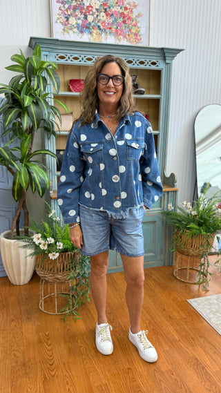 Dotty Denim Jacket