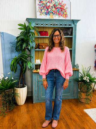Cotton Candy Charm Sweater