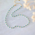 The Blue Skies Beaded Necklace
