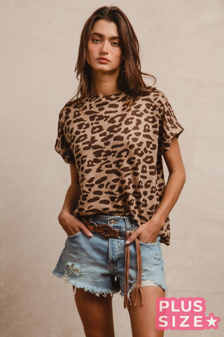 Roam Free Leopard Luxe Top