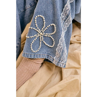 Pearls & Petals Straight Leg Jeans