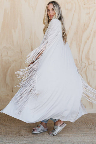 Moonlit Prairie Fringe Duster