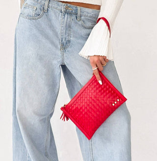 Check Me Out Woven Crossbody