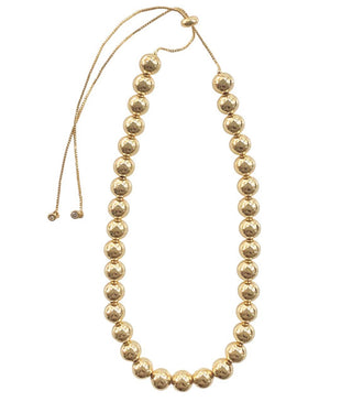 Golden Glow Adjustable Beaded Necklace | Chic Gold Jewelry/Sinton, TX