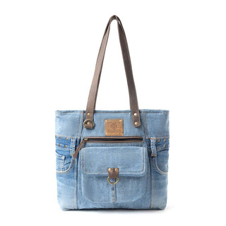 Blue Jean Baby Denim Tote Bag | Women's Casual Boutique Purse/Sinton, TX