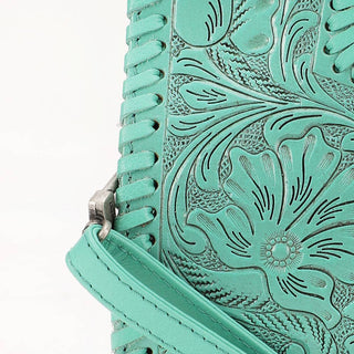 Turquoise Trails Tooled Handbag