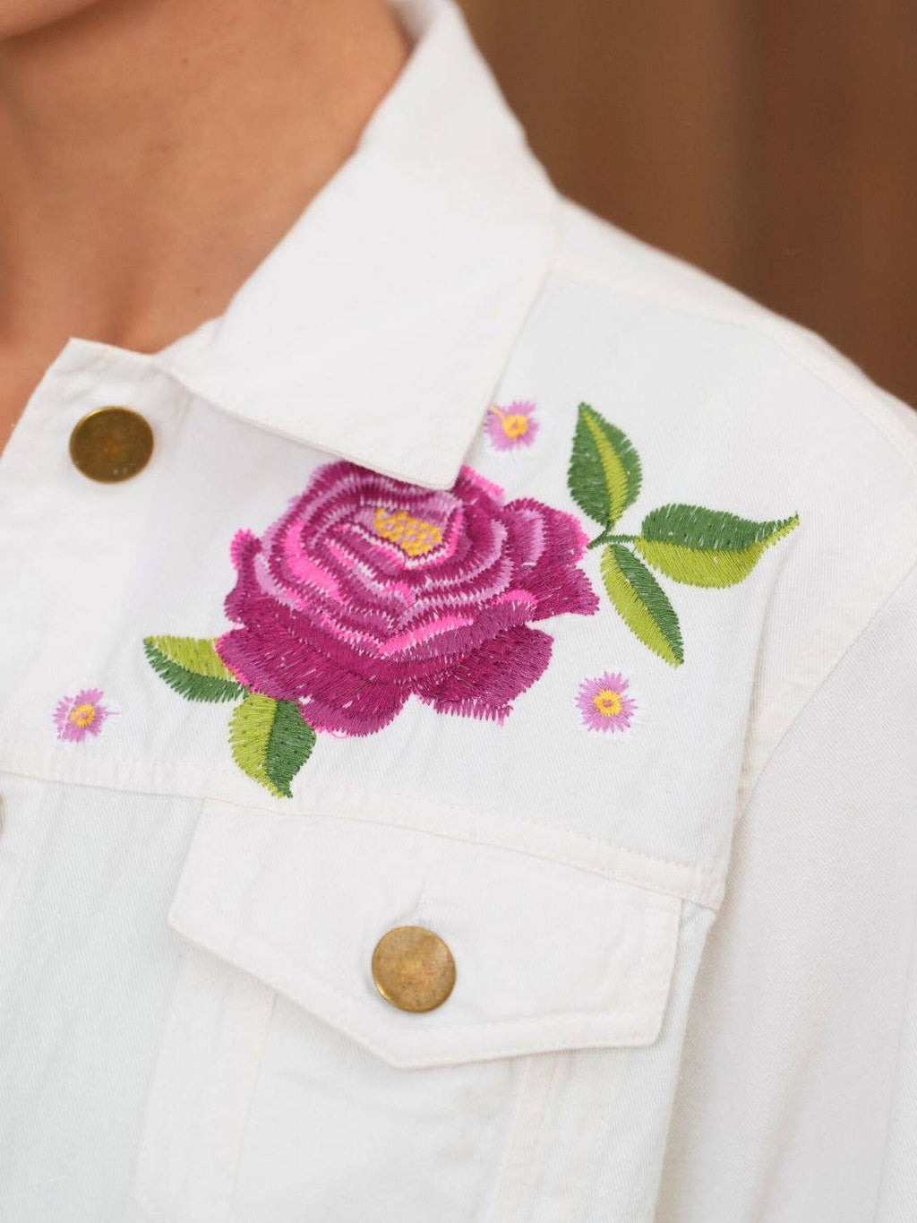 Blooming Grace Denim Jacket
