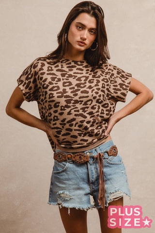 Roam Free Leopard Luxe Top