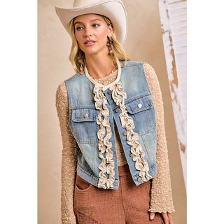 Prairie Belle Ruffle Vest