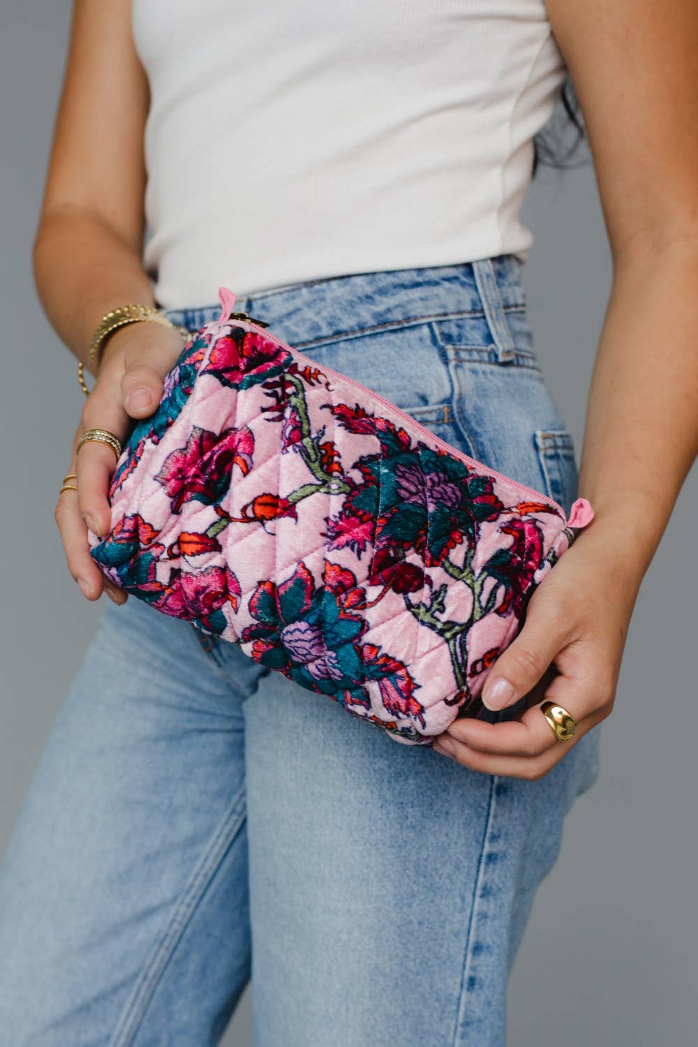 The Velvet Bloom Pouch
